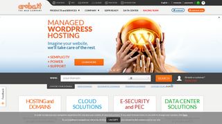 Aruba.it: Hosting, Domain, Cloud, E-Security, PEC, Signature, Server