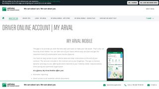 Online car information | I am an Arval driver
