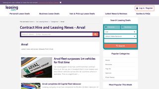 Car Leasing News for Arval | Leasing.com
