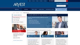 Online Business Services from Arvest Bank