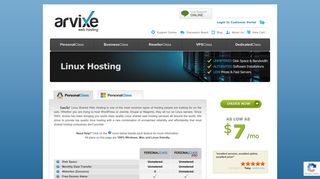 Hosting | Linux Hosting | Shared Hosting - Arvixe