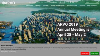 The Association for Research in Vision and Ophthalmology- ARVO ...