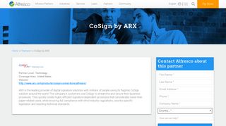 CoSign by ARX | Alfresco