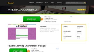 Welcome to Nextple.platoweb.com - PLATO Learning Environment ...