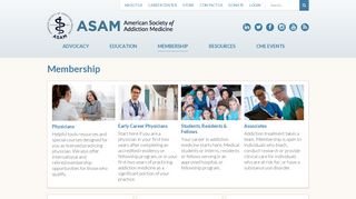 Membership - American Society of Addiction Medicine