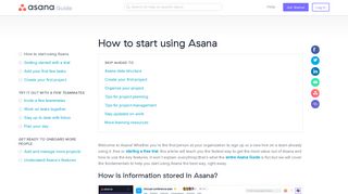 How to use Asana tutorial for new users | Product guide · Asana