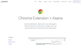 Asana Chrome extension: quick-add tasks · Asana