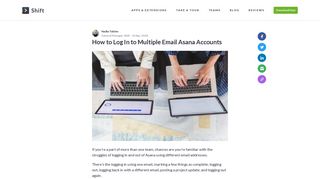 How to Log In to Multiple Email Asana Accounts - The Shift Blog