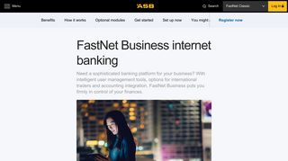 FastNet Business internet banking - ASB