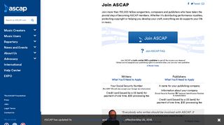 Join ASCAP
