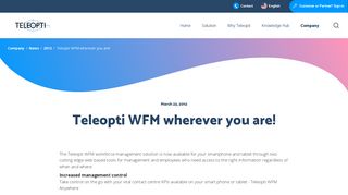 Teleopti WFM wherever you are!