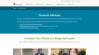 Financial Advisors - Ascensus