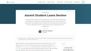 Ascent Student Loans Review for 2019 | LendEDU