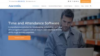 Employee Time and Attendance Software – Ascentis Timekeeping ...