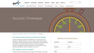 Ascentis Timekeeper | The smart time and attendance software