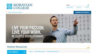 Employee Self Service | Moravian College