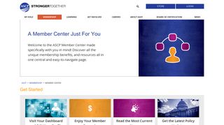 Member Center - ASCP