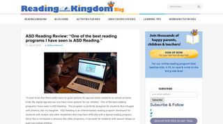 ASD Reading Review: 
