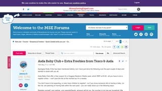 Asda Baby Club + Extra Freebies from Tesco & Asda ...