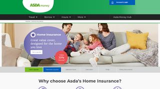 Home Insurance - Home & Contents Insurance | Asda Money