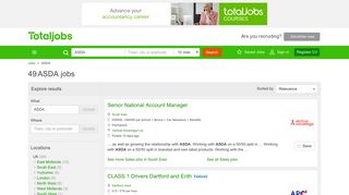 ASDA Jobs, Careers & Recruitment - totaljobs