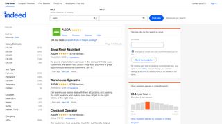 Asda Jobs - February 2019 | Indeed.co.uk