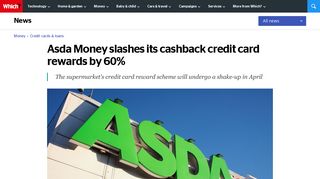 Asda slashes its cashback card rate – Which? News - Which.co.uk