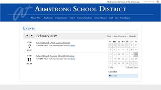 Events | Armstrong School District