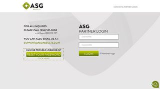 ASG Results Login