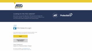 ASG DataLink Login - ASG Security