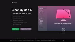 CleanMyMac X: Make your Mac as good as new.