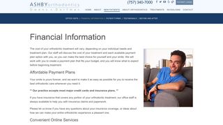 Financial Information - Ashby Orthodontics | Virginia Beach Norfolk ...