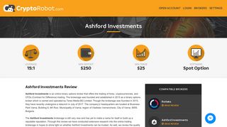 Ashford Investments Crypto Trading Platform Review - Crypto Robot