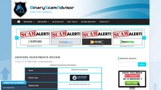 Is Ashford Investments A Scam ? Is It A Legit Broker ? Read Our Review !