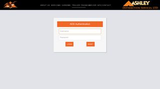 Login - Ashley Distribution Services