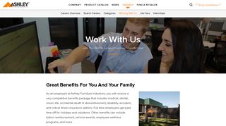 Working with Us - Corporate Website of Ashley Furniture Industries, Inc.