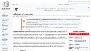 Scholastic Corporation - Wikipedia
