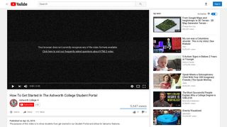 How To Get Started In The Ashworth College Student Portal - YouTube
