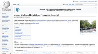 James Madison High School (Norcross, Georgia) - Wikipedia