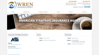 Florida American Strategic Insurance insurance agent | Wren ...