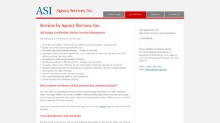 ASI - Agency Services, Inc. - Agent Login