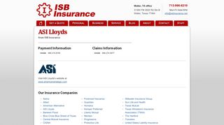 Texas ASI Lloyds insurance agent | ISB Insurance in Waller, Texas