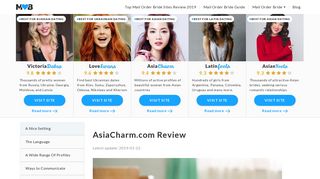 AsiaCharm.com Review - Mail-Order-Bride