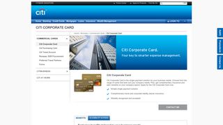 Citi Corporate Card - Corporate Credit Card for ... - Citibank Singapore