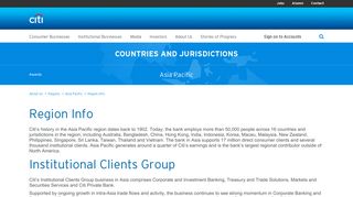 Citi | Asia Pacific - Citigroup
