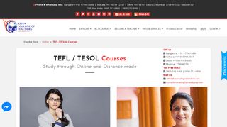 TEFL / TESOL Courses - Asian College of Teachers