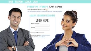 Login to Asian Fish Dating and start fishing