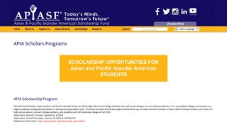 Scholarships - APIASF: Asian & Pacific Islander American Scholarship ...