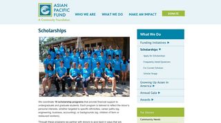 Asian Pacific Fund | Scholarships