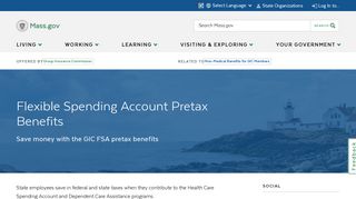 Flexible Spending Account Pretax Benefits | Mass.gov